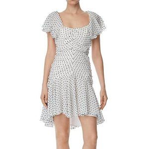 BARDOT Jessi Ruched & Ruffled Party Dress Sz 4/XS